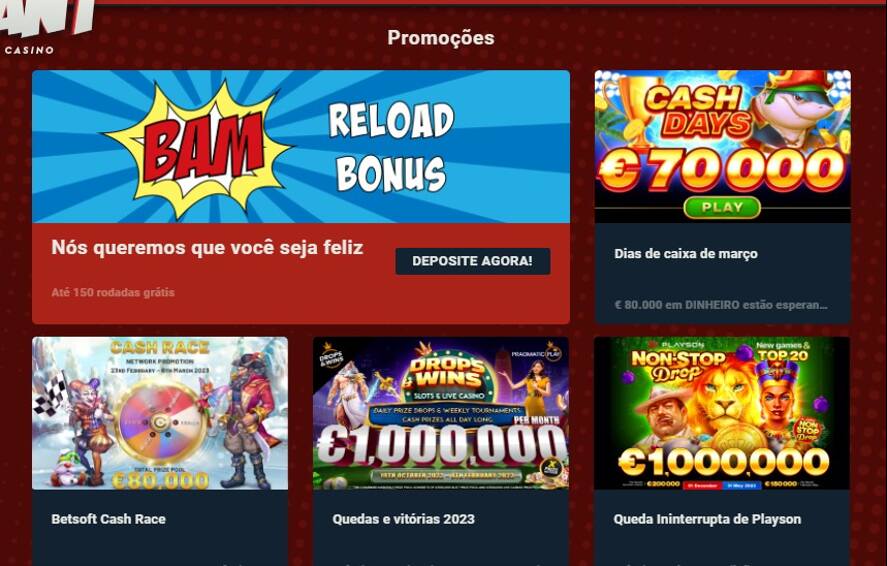 promoções rant casino