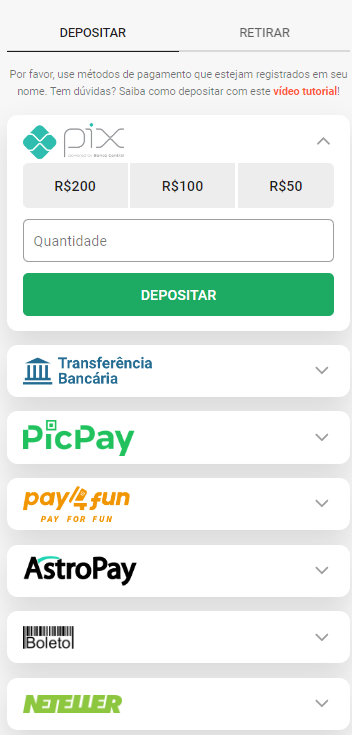 Passo a passo de como depositar usando picpay em cassinos