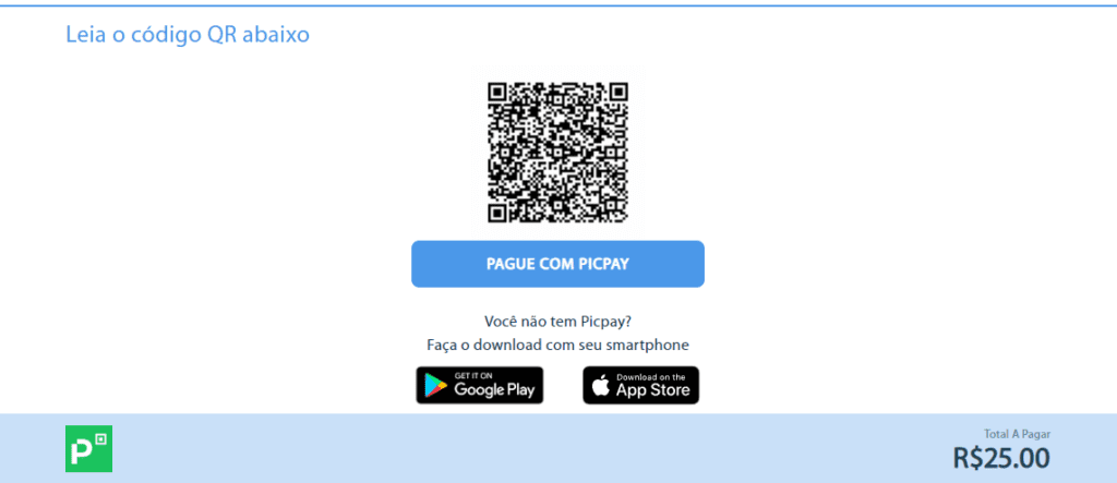 como pagar qr code usando picpay em cassinos on-line