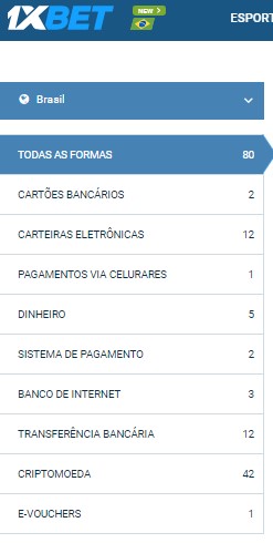 depósito 1xbet cassino