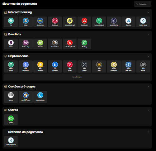 métodos de pagamento faispin